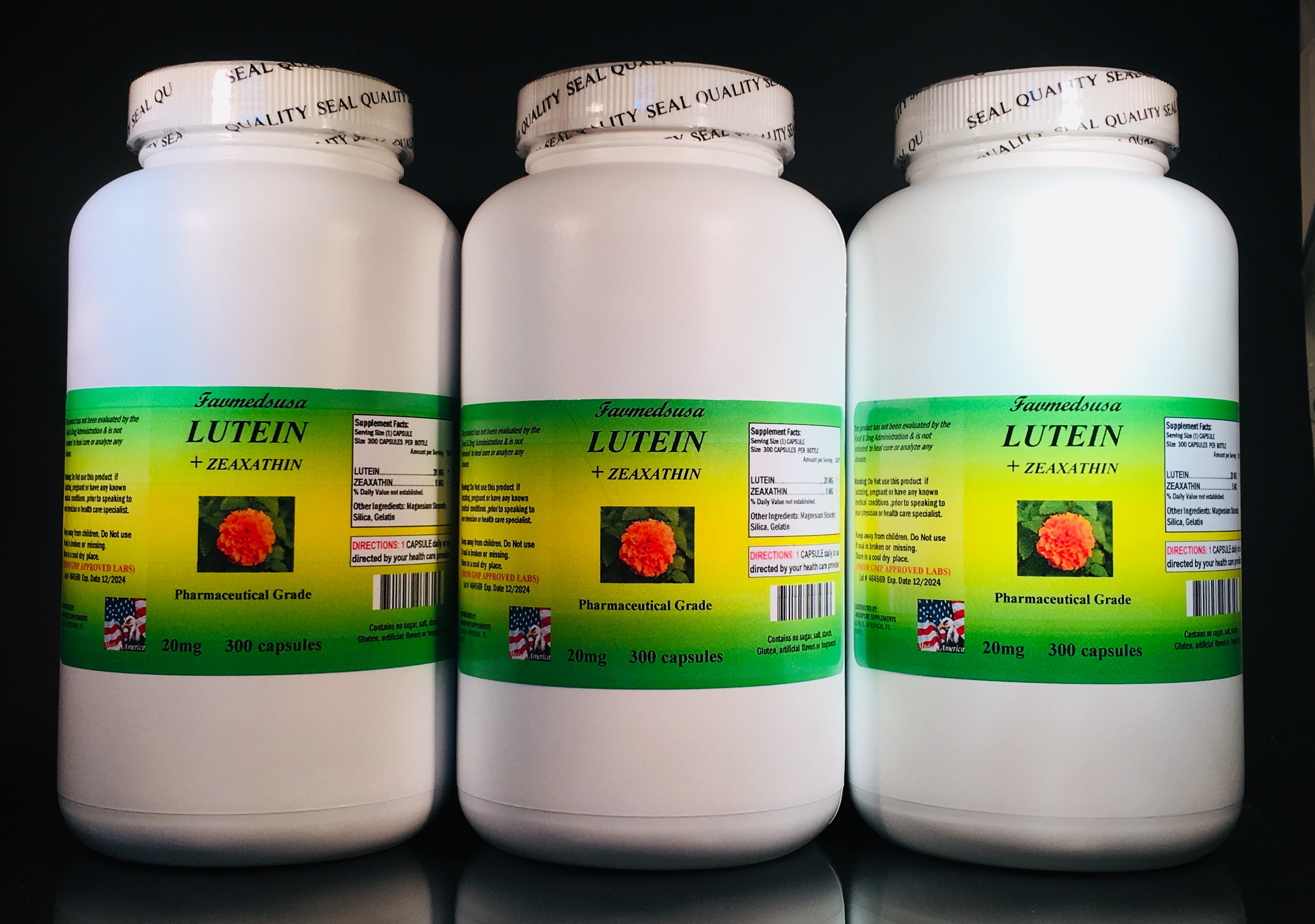 Lutein 20mg +Zeaxanthin - 900 (3x300) capsules